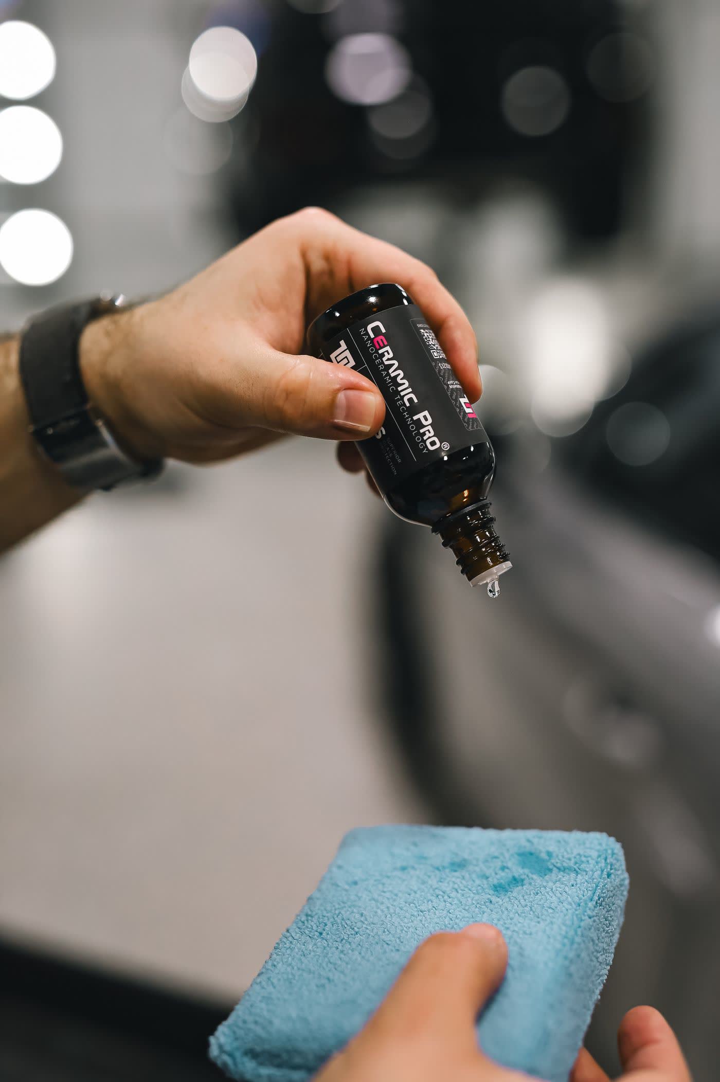Керамическое покрытие на лаке автомобиля